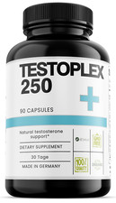 Testoplex + 250 Testo Booster für schnellen Muskelaufbau Extrem Testosteron