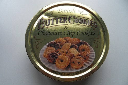 Metall deko keksdose butter - keksdose, "butter