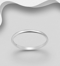 Band Ring massiv 925