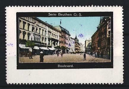 Reklamemarke beuthen s - beuthen, /o.s