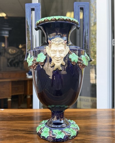 Hugo lonitz majolika vase - majolika,