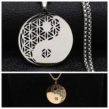 Kette Anhänger Edelstahl Gold