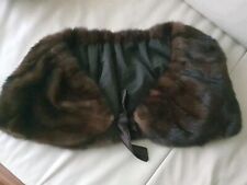 Stola Überwurf Nerz Braun