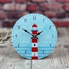 Maritime Uhr aus Glas -