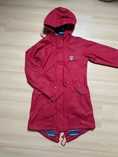 Derbe Damen Regen Mantel Jacke Friesennerz rot Gr. 36