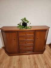 Rustikale Kommode COTTAGE aus Holz Multicolour Used-Look Shabby Landhaus NEU