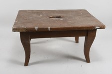 C25V48- Alter Fußhocker Hocker aus Holz