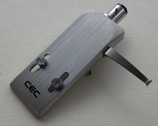 CEC Headshell mit Bajonett-Anschluss " SME " - mit Kabeln - Farbe: Silber - TOP