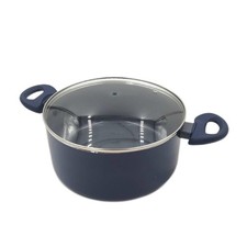 Tasty Antihaft-Kochtopf Ocean Blue  Ã?24 cm Glasdeckel  recycelt - Unvollständig