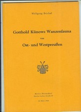 Gotthold Künows Wanzenfauna
