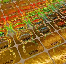 60 Stück Hologramm Siegel