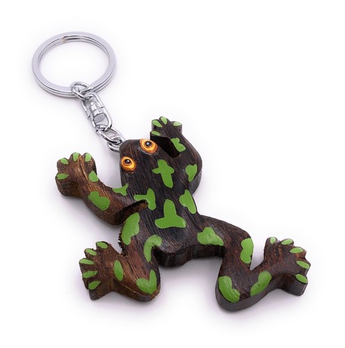 Frosch mit punkten holz edel - punkten,