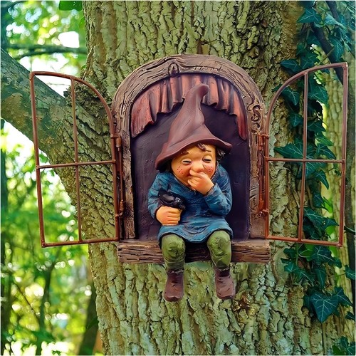 Gartenfigur zwerg elf harz - elf,