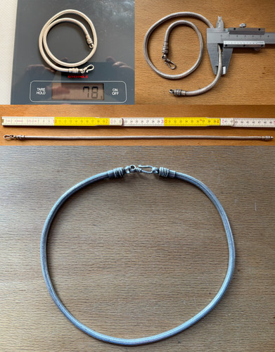Schlangenkette silber 925 5mm - silber, 925,