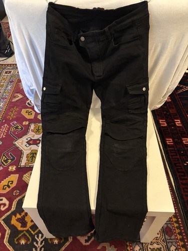 Motorradhose schwarz unisex - schwarz,