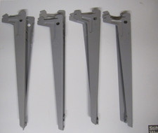 4 Paar Regalträger,  2 Wandschienen, Regalbodenträger für Wandregal Regalsystem