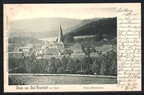 Ansichtskarte bad neustadt - bad,