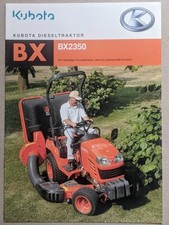 Kubota BX2350 Aufsitzmäher Rasenmäher Diesel Kompakt Traktor Prospekt