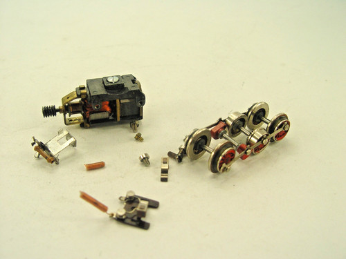 Lok radsatz und - motor,