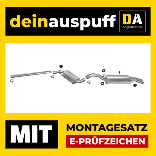 Auspuffanlage für golf ii - auspuffanlage, vw