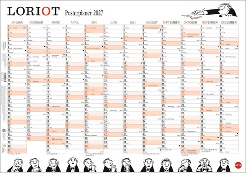 Loriot posterplaner 2027 das - posterplaner,