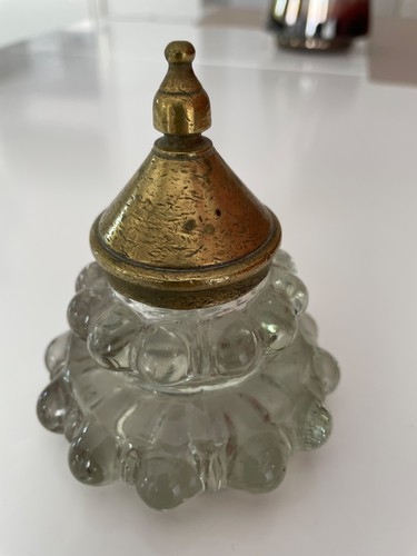 Tintenfass antik glas - tintenfass,
