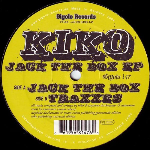 Kiko jack the box vinyl - jack,