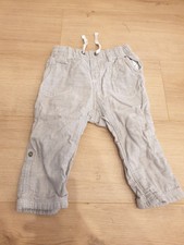 Stoffhose Gr. 86 Beige Gestreift H&m Sommerhose