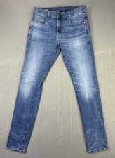 G-STAR RAW Revend HERREN SKINNY TAPERED W32 L32 D 48 3D RAW Denim BLAU