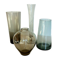 WMF Vasen Glasvase Glas 50er 60er RAUCHGLAS Ära Wagenfeld KONVOLUT