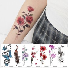 Wasserdicht Fake Tattoo Blatt