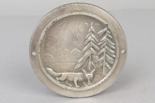 alte Auto Motorrad Plakette - Fuchsjagt - unbeschriftet