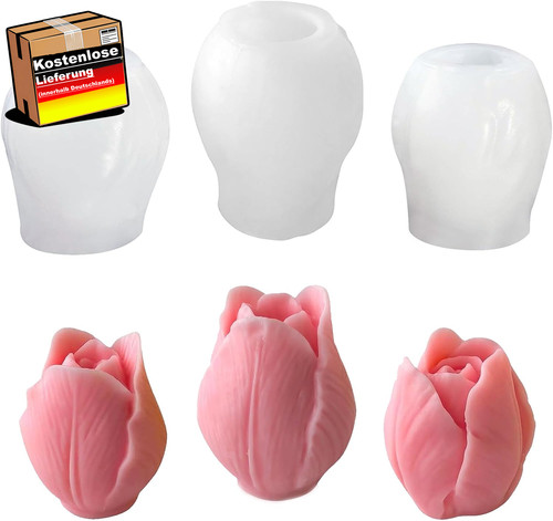 Tulpen kerzenform - 3d,