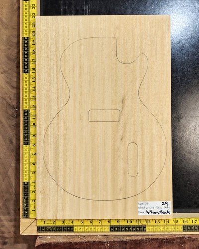 Obeche gitarrenbau korpus - obeche,