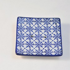 Seifenschale 10 x 10 cm blau
