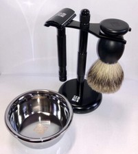 Sebastian SEB MAN  Shaving Set mit Halterung, Dachshaarpinsel und Rasierer Neu