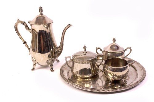 Teeservice teilig versilbert - 5,