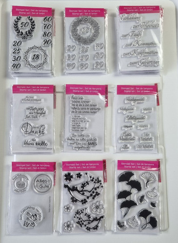 Stempel set clear stamps von - stempel, set,