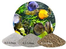 Aquariumsand Aquariensand naturhell grau beige weiß 1-25kg gewaschen 0,5-1,0mm