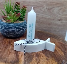 Kerze zur Konfirmation, Taufe