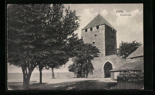 Ansichtskarte visby - ansichtskarte,