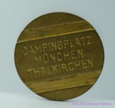 Vintage Brass Campsite Token