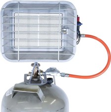 Güde Gasheizstrahler Eco mit Piezo Zündung, Druckregler, Schlauch, 4,4 kW