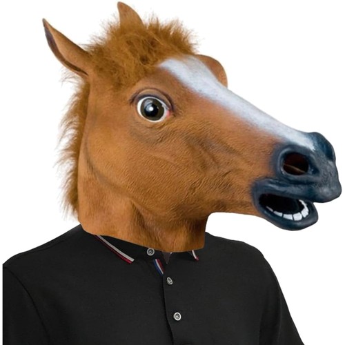 Pferdemaske latex maske - pferdemaske,