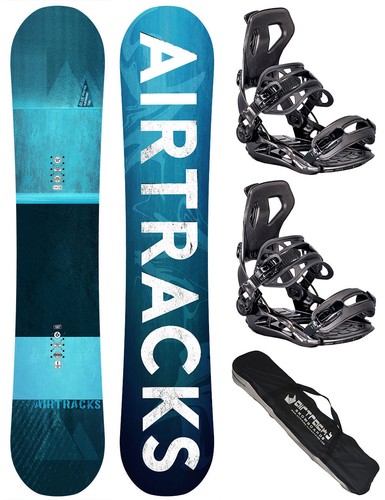 Snowboard set airtracks blue - set,