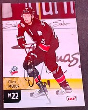 DEL 17/18 DEL-156 Oliver Mebus SIGNIERT (Thomas Sabo Ice Tigers )