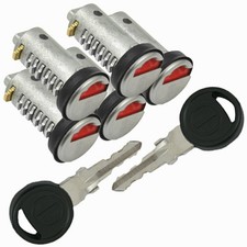 5 x Zadi STS Steckzylinder Zylinder + Schlüssel Schloss Wohnwagen Wohnmobil rot
