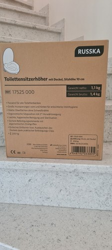Toilettensitzerhöhung cm - 10,