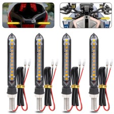 4 x M8 Motorrad LED Blinker Sequentiell Fahrlicht E-geprüft Universal Roller 12V