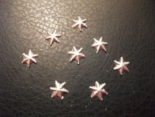 Wachsornament, Wachskunst, Stern - silber, Kerze selbst gestalten